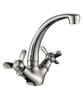 Смеситель для кухонной мойки Rossinka Q02-64 Хром